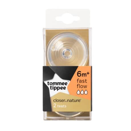 Tommee Tippee Easivent Teat - Fast Flow 6M