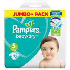 Pampers Baby Dry Nappies Size 5