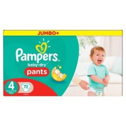 Pampers Baby-Dry Nappy Pants Size 4